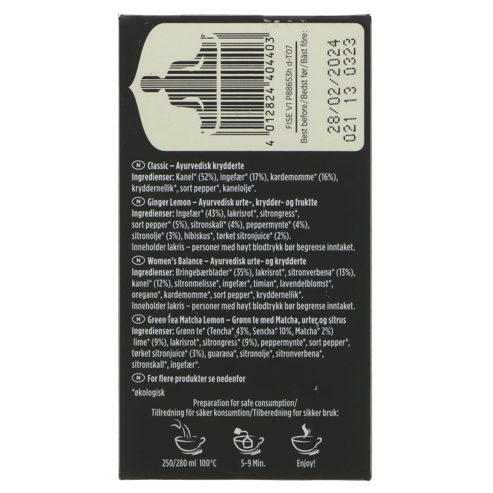 Organic Finest Selection Tea 6x3bags - Yogi Tea - Tea - Eco Natural Products