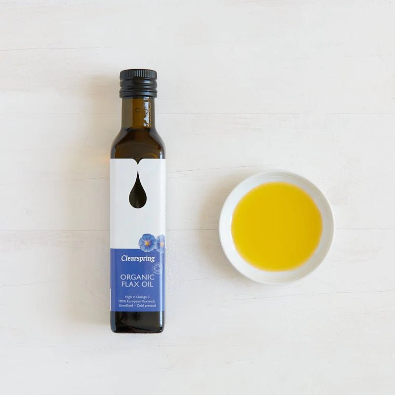 Organic Flax Cold Pressed Oil 250ml - Clearspring - Oil - Eco Natural Products