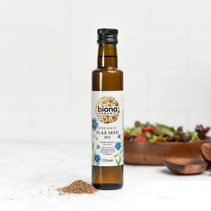 Organic Flax Seed Oil 250ml - Biona - Oil - Eco Natural Products