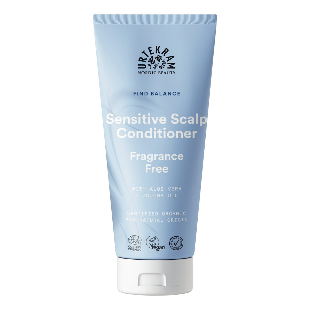 Urtekram Organic Fragrance Free Conditioner for Sensitive Scalp 180ml