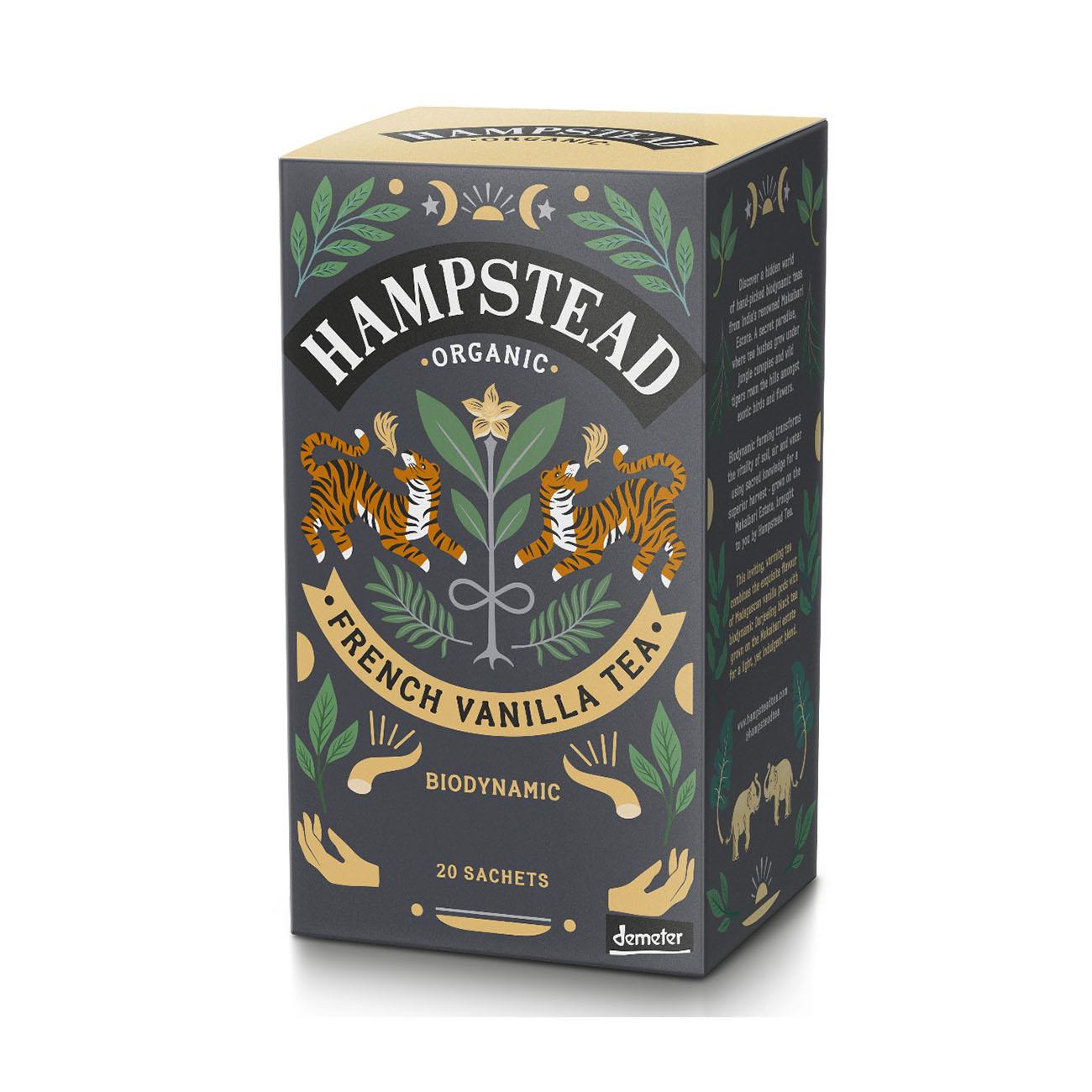Organic French Vanilla Black Tea 20 Bags - Hampstead Tea - Black Tea - Hampstead Tea