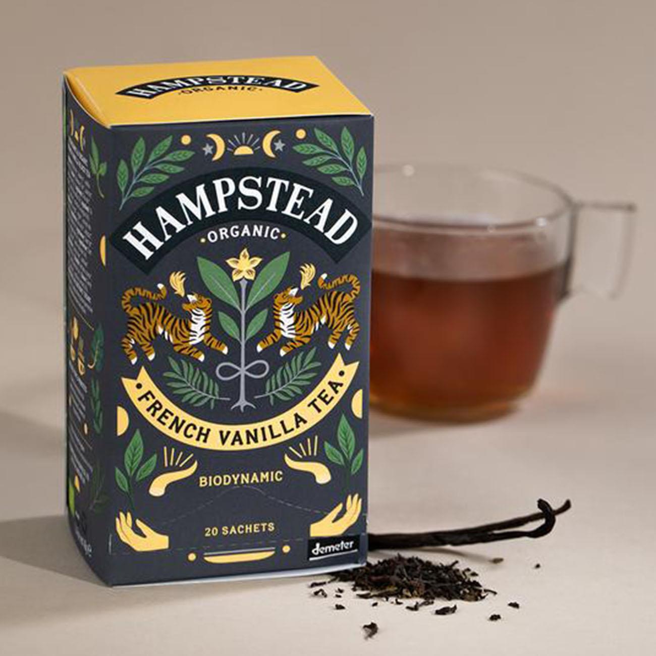 Organic French Vanilla Black Tea 20bags - Hampstead Tea - Black tea - Eco Natural Products