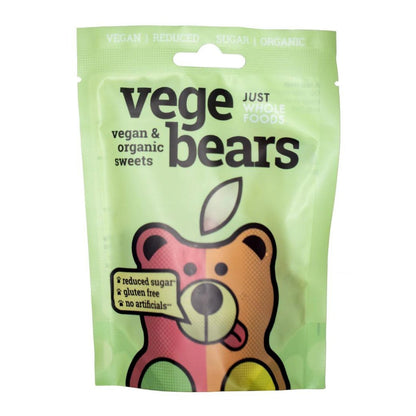 Organic Fruit VegeBears Jellies 70g - Just Wholefoods - Jellies - Eco Natural Products