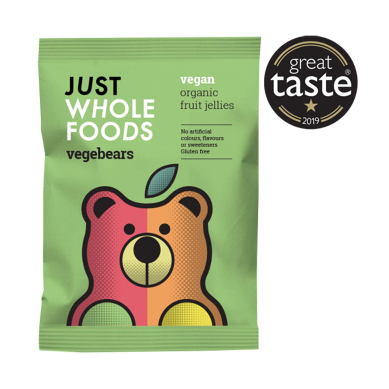 Organic Fruit VegeBears Jellies 70g - Just Wholefoods - Jellies - Eco Natural Products