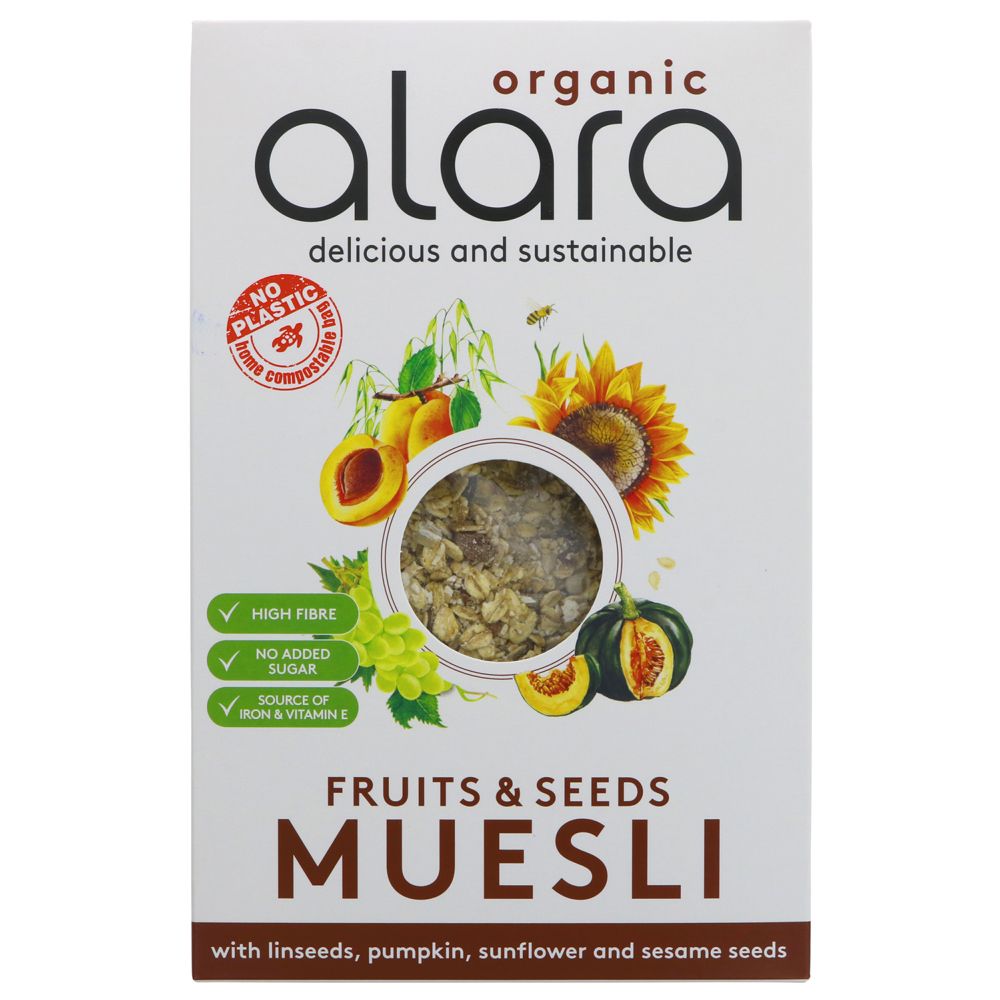 Organic Fruits and Seeds Muesli 650g - Alara - Muesli - Eco Natural Products