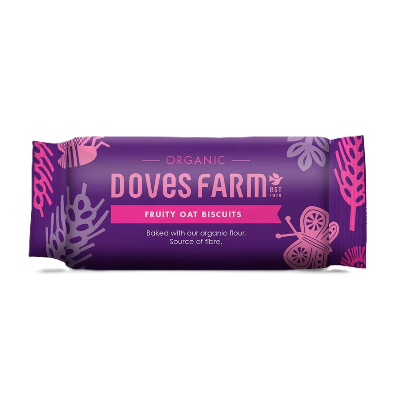 Organic Fruity Oat Digestives Biscuits 200g - Doves Farm - Biscuits - Eco Natural Products