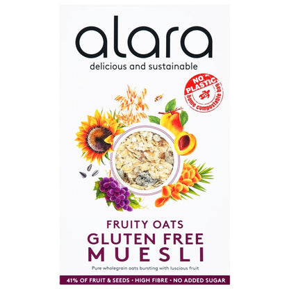 Organic Fruity Oats Gluten Free Muesli 500g - Alara - Muesli - Eco Natural Products