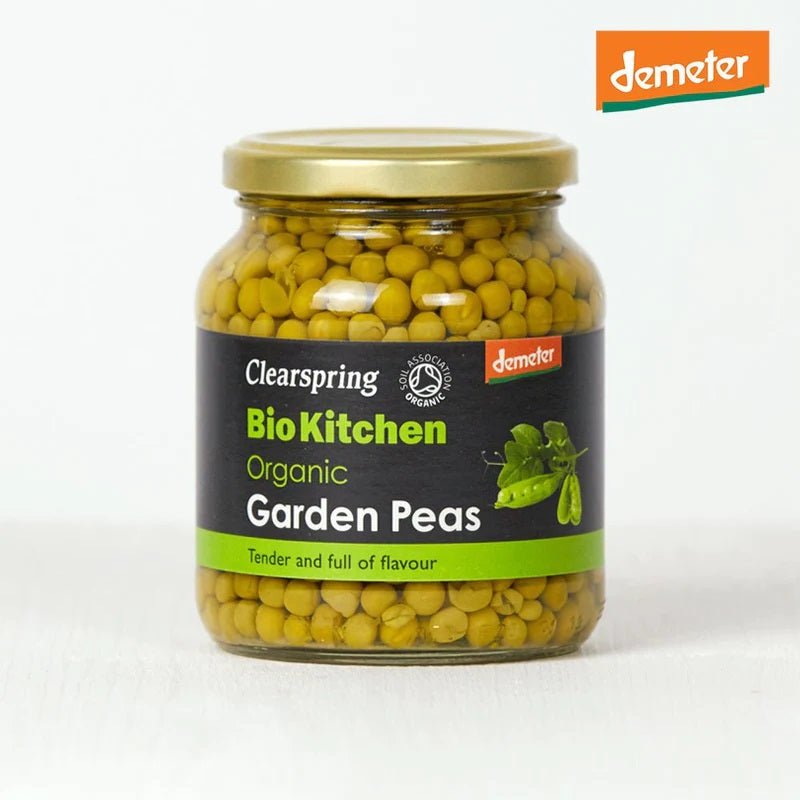 Organic Garden Peas Demeter Bio Kitchen 350g [BLACK FRIDAY] - Eco Natural Products - Clearspring - Vegetables