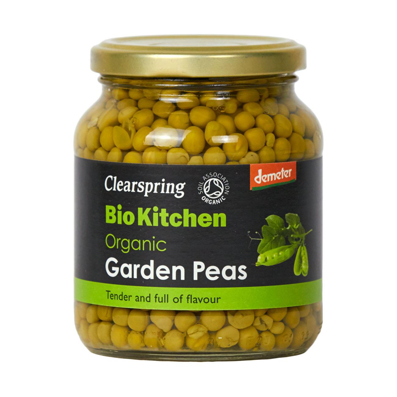 Organic Garden Peas Demeter Bio Kitchen 350g [BLACK FRIDAY] - Eco Natural Products - Clearspring - Vegetables