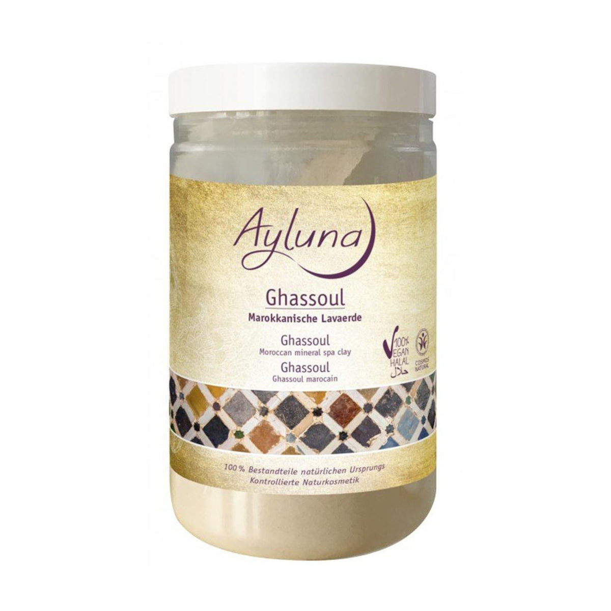 Organic Ghassoul Moroccan Mineral Spa Clay 400g - Ayluna - Mineral Spa Clay - Ayluna