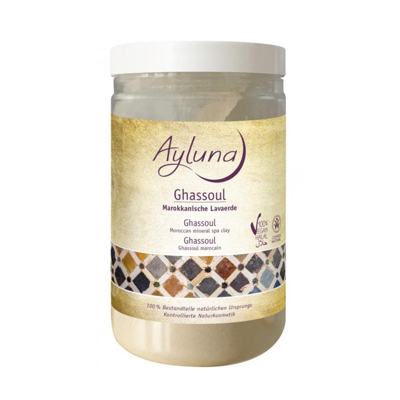Organic Ghassoul Moroccan Mineral Spa Clay 400g - Ayluna - Mineral Spa Clay - Ayluna
