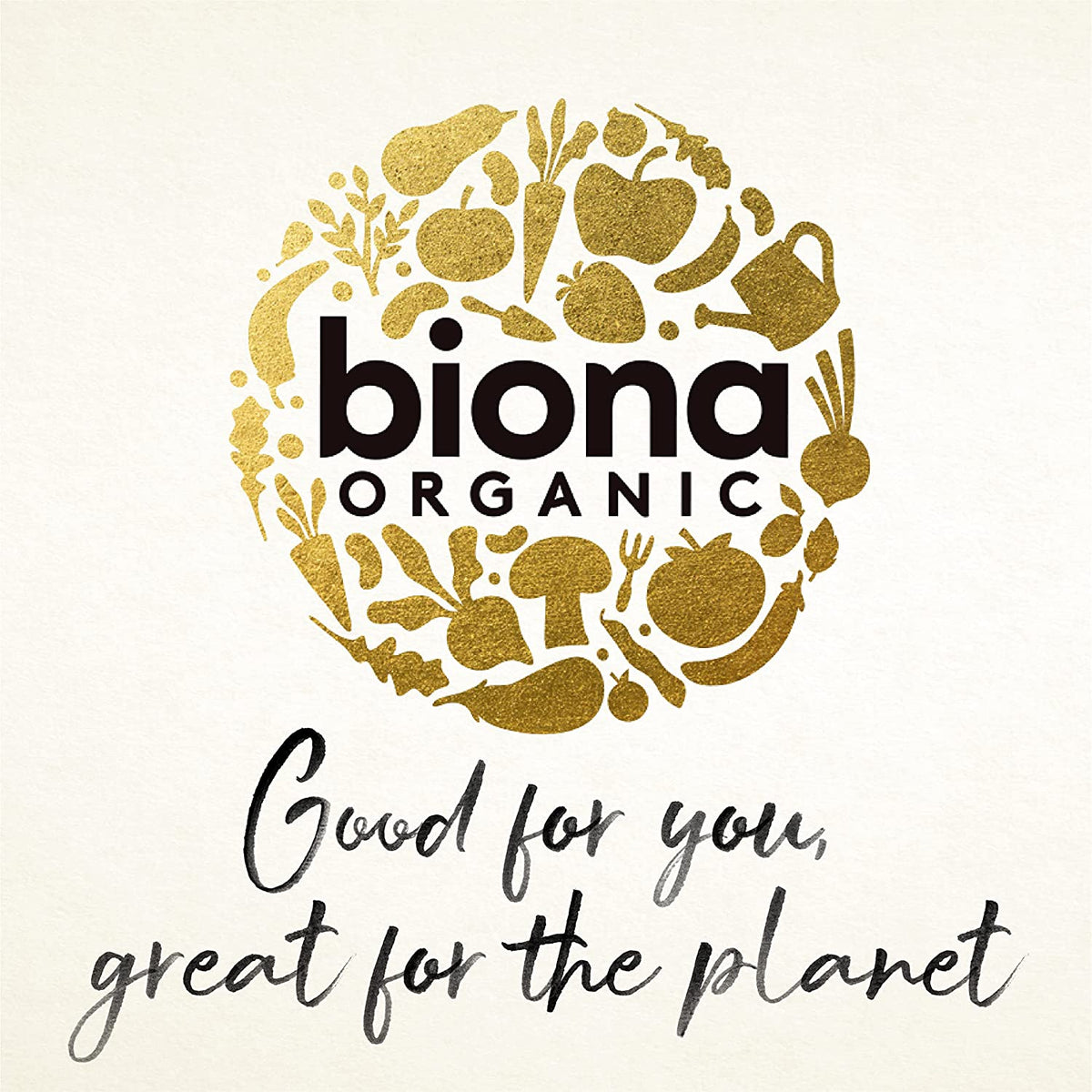Biona Organic brand logo - good for you, great for the planet