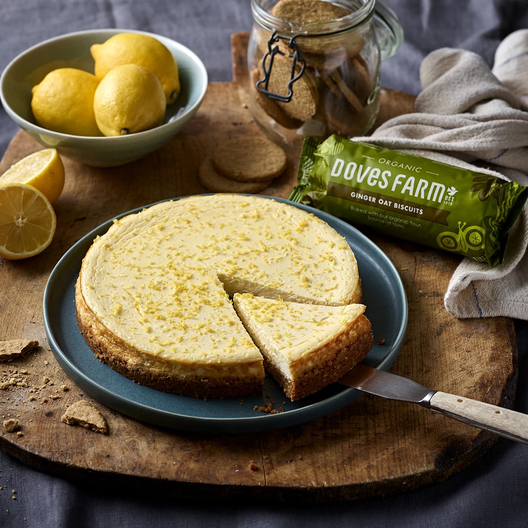 Organic Ginger Oat Biscuit 200g - Doves Farm - Crackers - Eco Natural Products