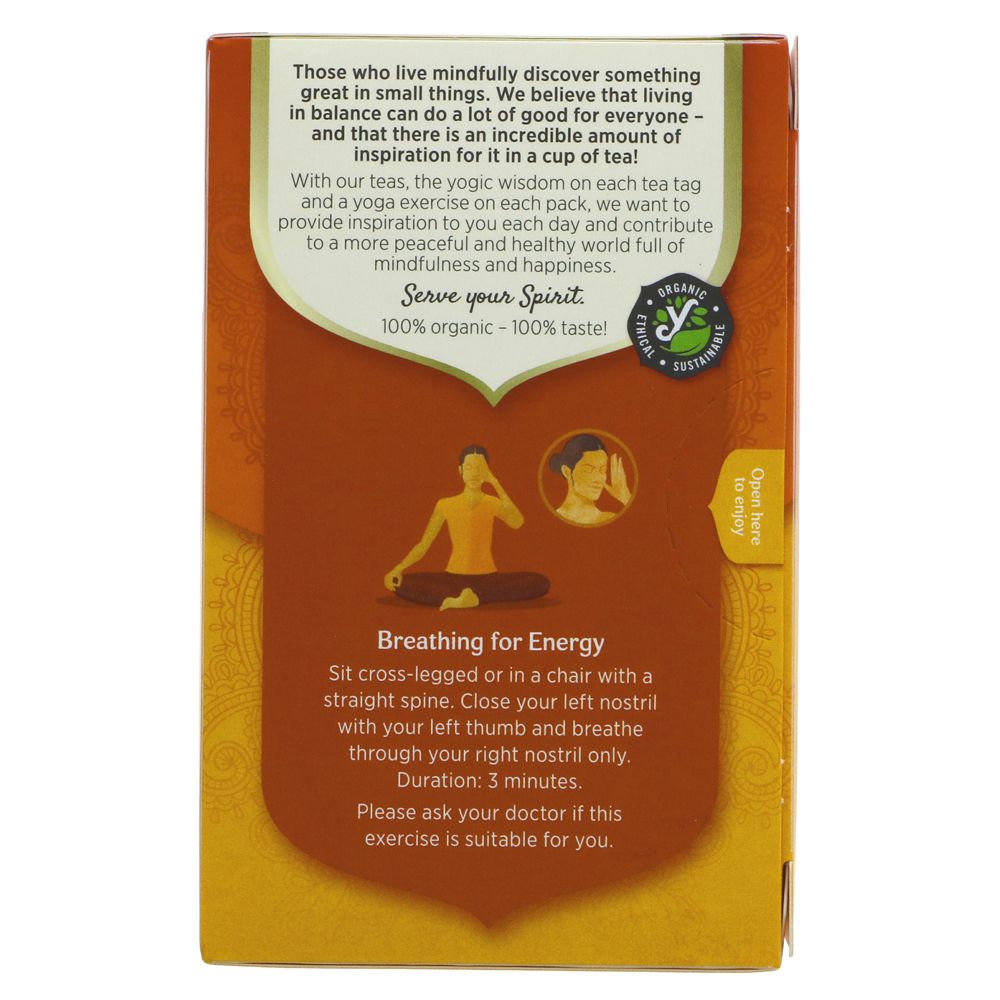 Organic Ginger Orange with Vanilla Herbal Tea 17 Bags - Yogi Tea - Tea - Eco Natural Products