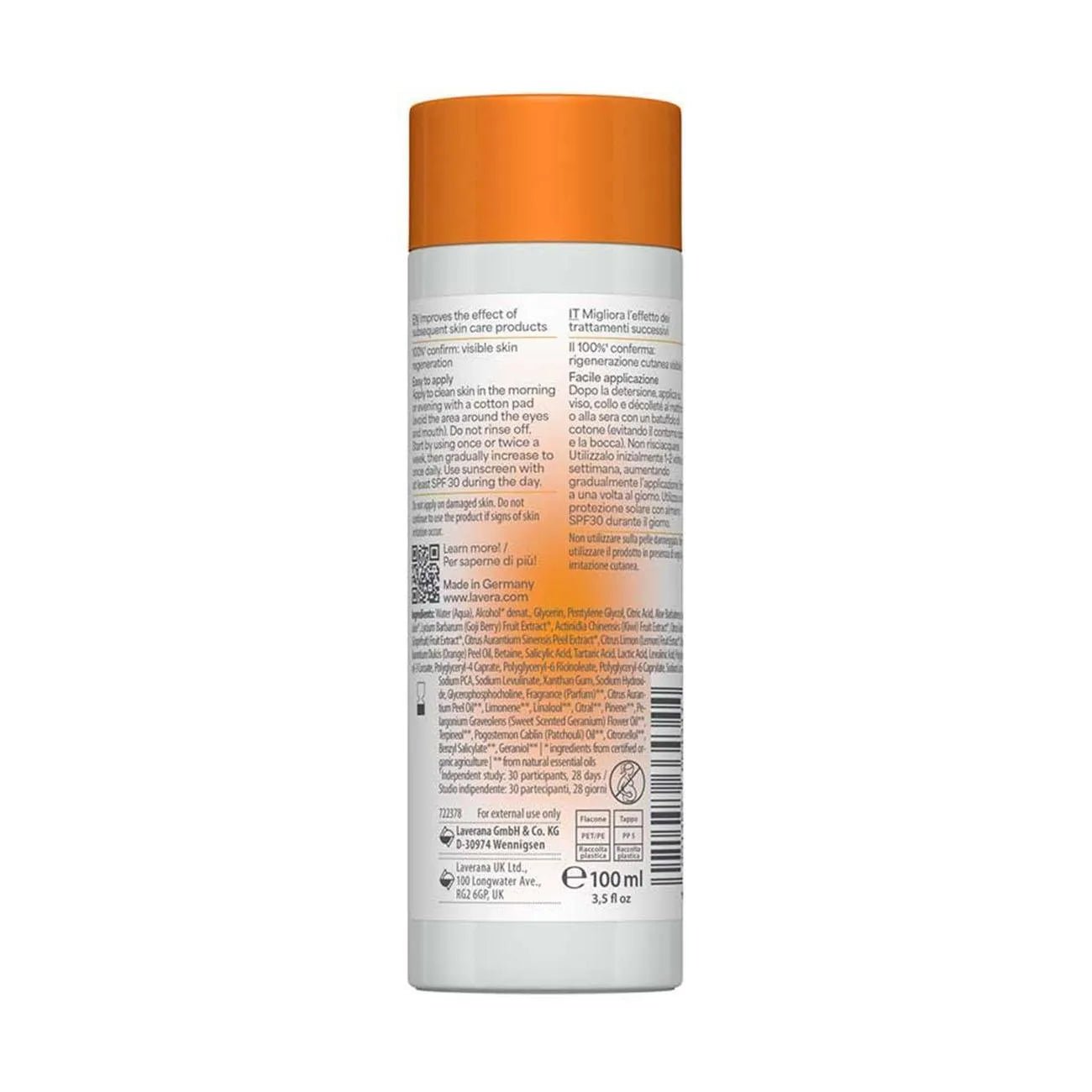 Organic Glow By Nature Liquid Illuminating Refiner 100ml - Lavera - Toner - Lavera