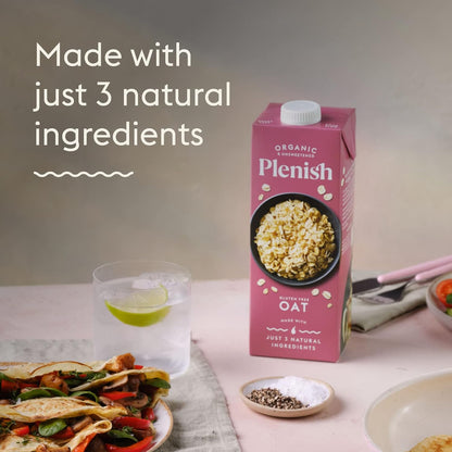 Organic Gluten - Free Oat Milk 1000ml - Plenish - Drink - Eco Natural Products