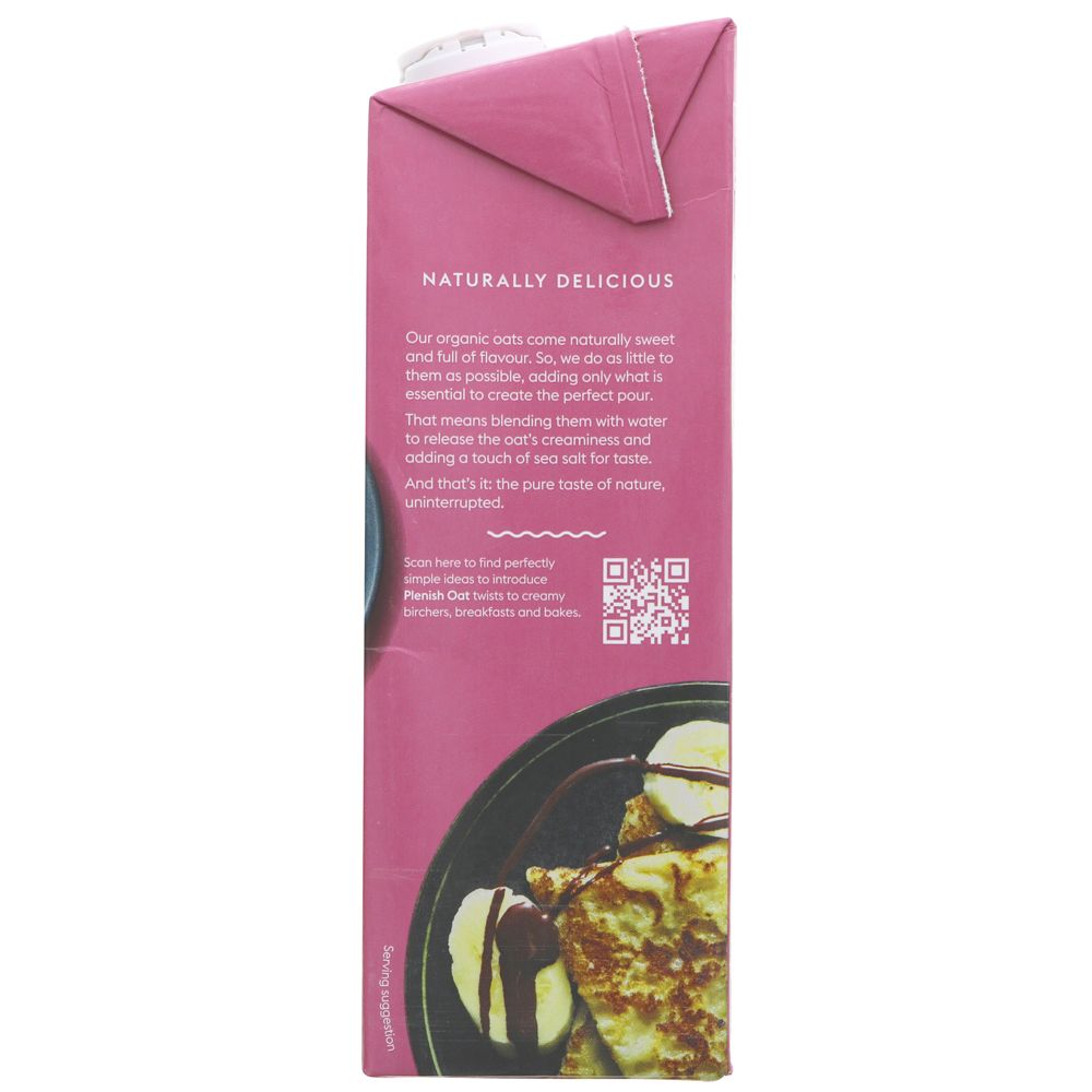 Organic Gluten - Free Oat Milk 1000ml - Plenish - Drink - Eco Natural Products