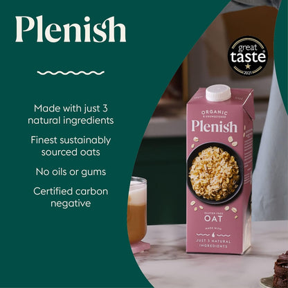 Organic Gluten - Free Oat Milk 1000ml - Plenish - Drink - Eco Natural Products