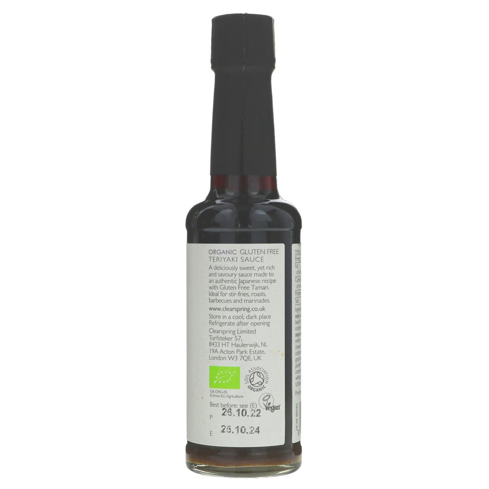 Organic Gluten Free Teriyaki Sauce 150ml - Clearspring - Sauce - Eco Natural Products