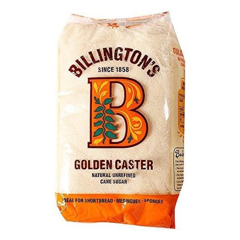 Organic Golden Caster Sugar 500g - Billingtons - Sugar Cane - Eco Natural Products