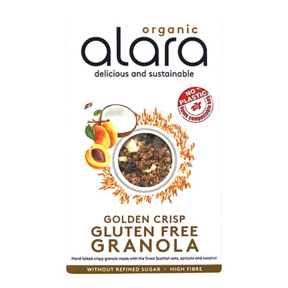 Organic Golden Crisp Gluten Free Granola 325g - Alara - Granola - Eco Natural Products