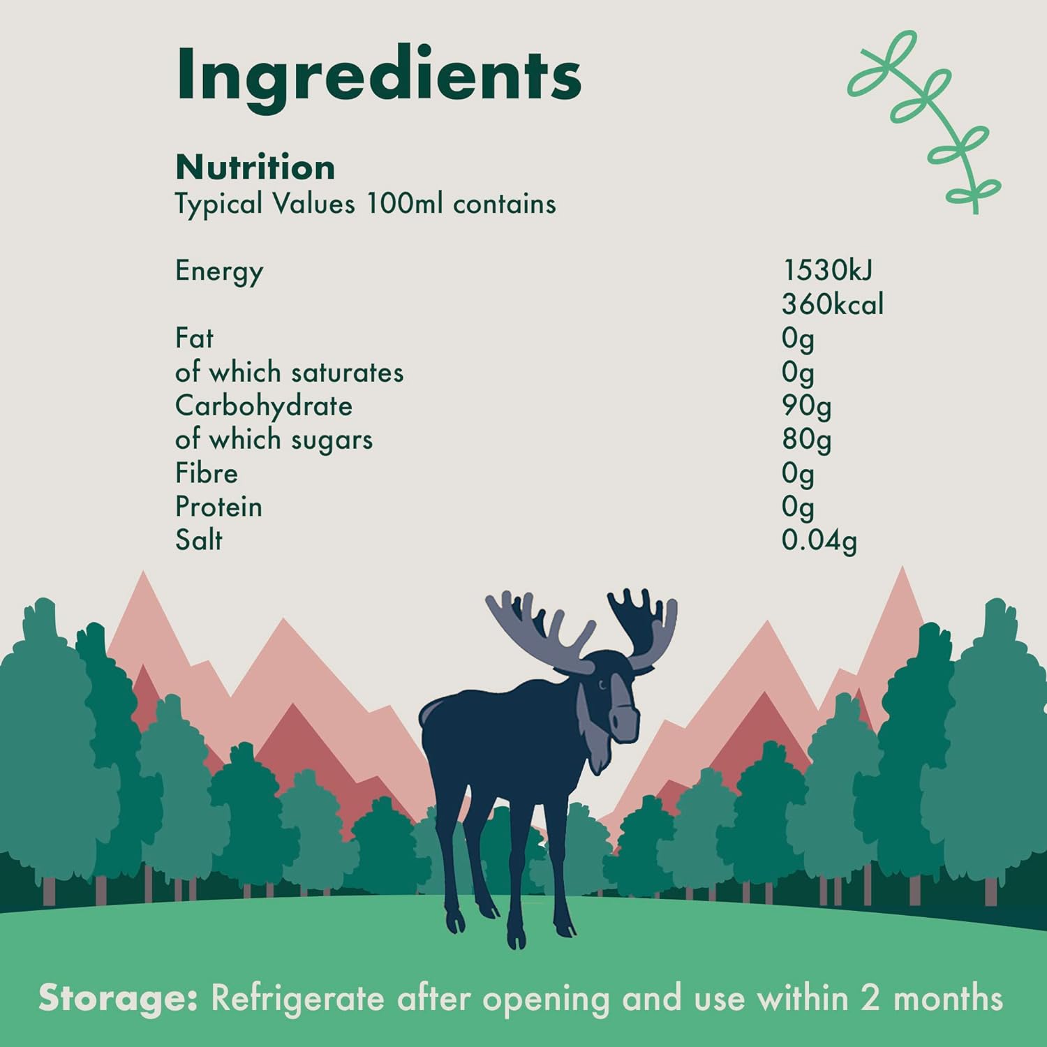 Organic Grade A Dark Colour Robust Taste Maple 330g - St Lawrence Gold - Syrup - Eco Natural Products