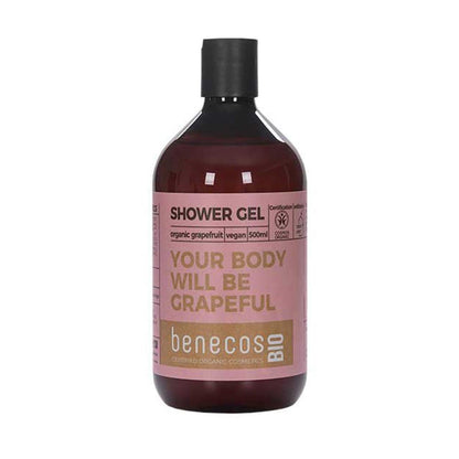 Organic Grapefruit Shower Gel 500ml - Benecos - Shower gel - Eco Natural Products