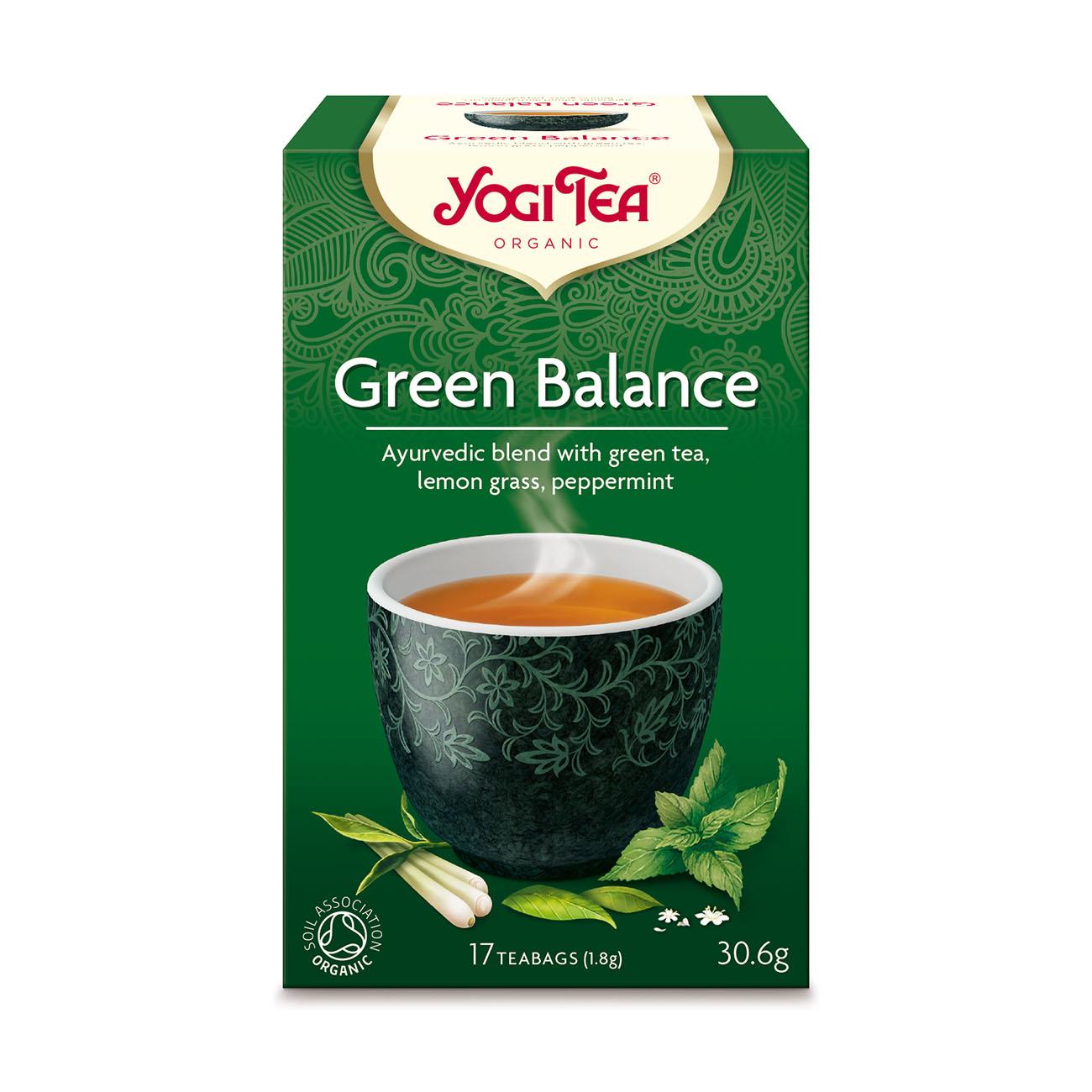 Organic Green Balance Tea 17 Bags - Yogi Tea - Tea - Eco Natural Products