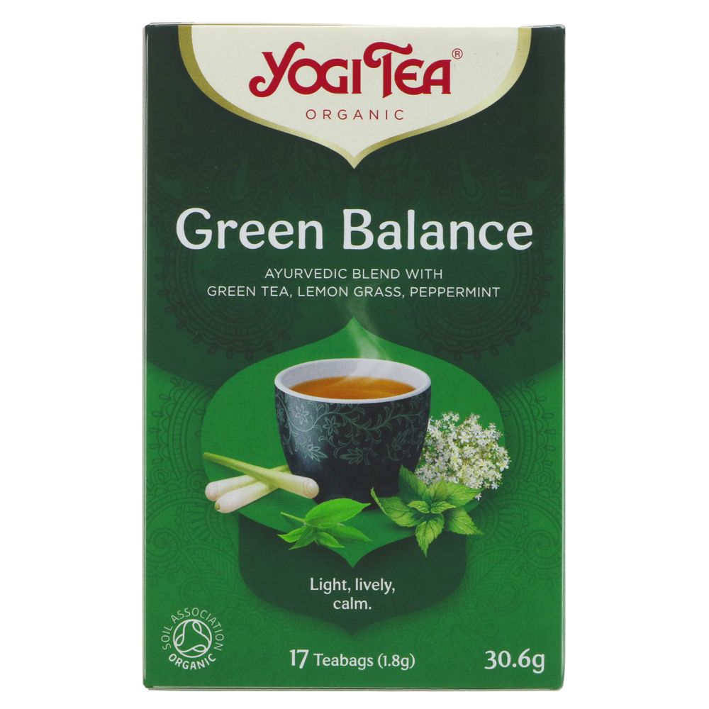 Organic Green Balance Tea 17 Bags - Yogi Tea - Tea - Eco Natural Products