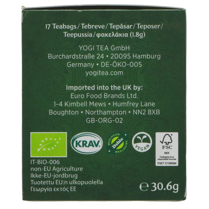 Organic Green Chai Tea 17 Bags - Yogi Tea - Tea - Eco Natural Products
