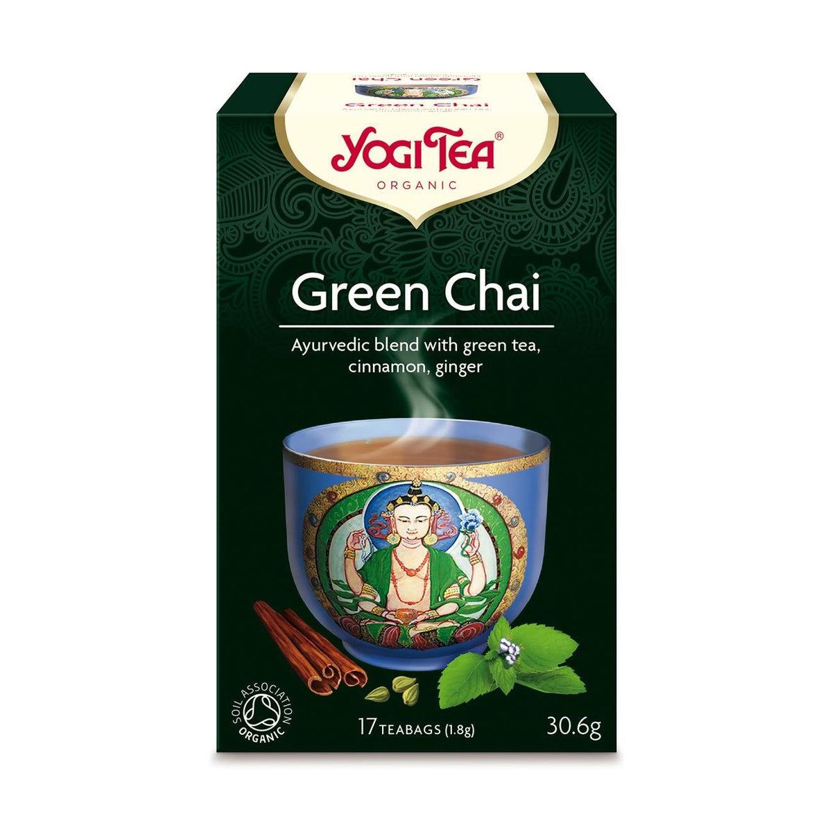 Organic Green Chai Tea 17 Bags - Yogi Tea - Tea - Eco Natural Products