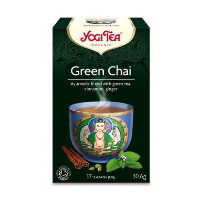 Organic Green Chai Tea 17 Bags - Yogi Tea - Tea - Eco Natural Products