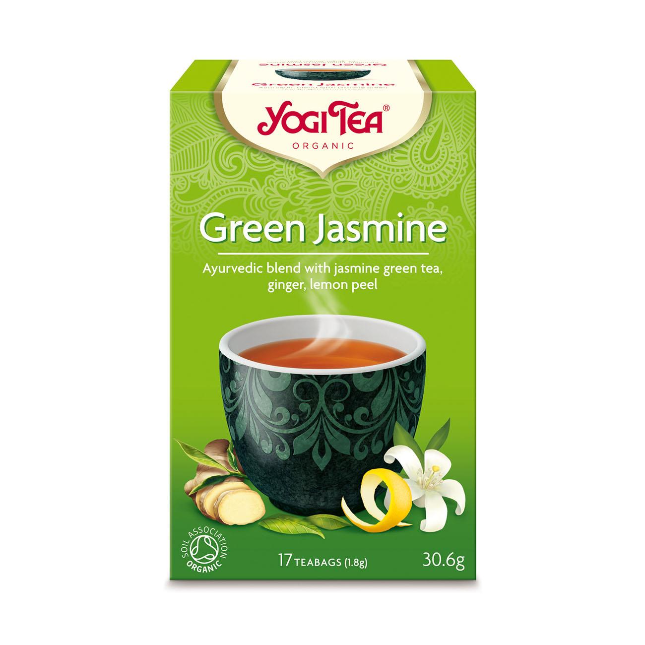 Organic Green Jasmine Tea 17 Bags [BLACK FRIDAY] - Eco Natural Products - Yogi Tea - Tea