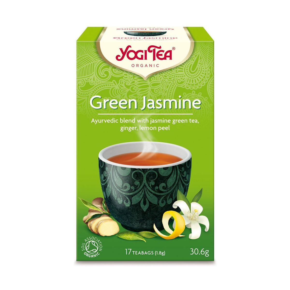 Organic Green Jasmine Tea 17 Bags - Yogi Tea - Tea - Eco Natural Products
