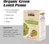 Organic Green Lentil Penne 250g - Explore Cuisine - Pasta & Noodles - Eco Natural Products