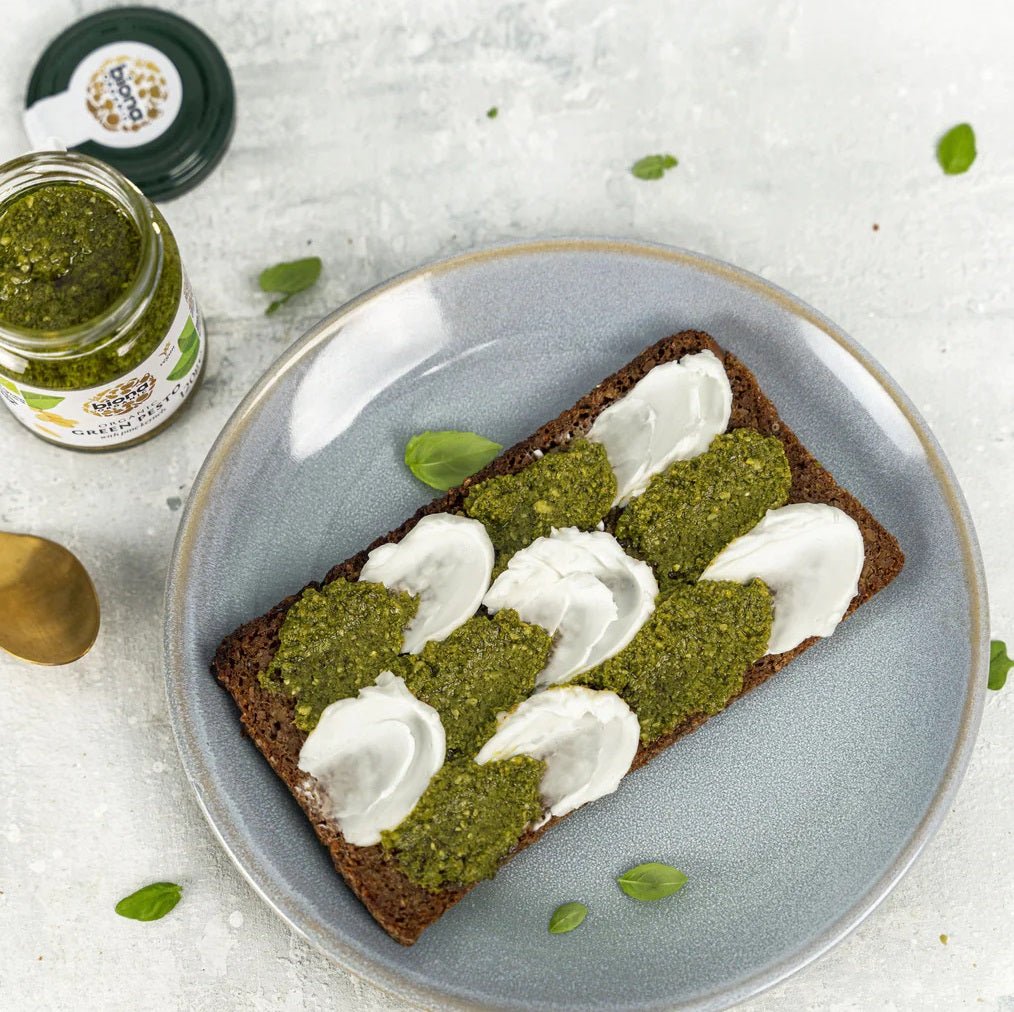 Organic Green Pesto 125g - Biona - Condiments & Sauces - Eco Natural Products