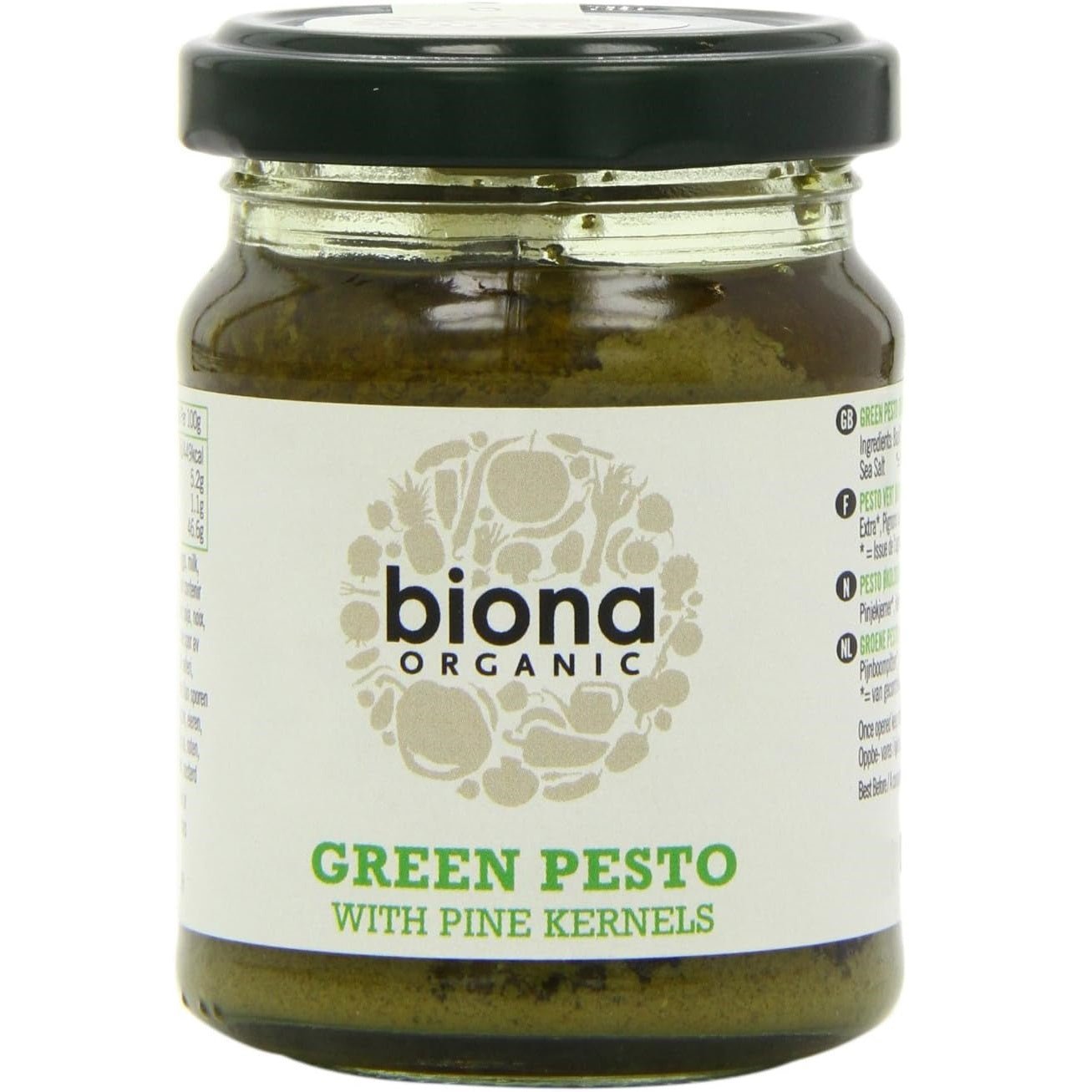Organic Green Pesto 125g - Biona - Condiments & Sauces - Eco Natural Products