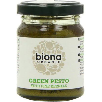 Organic Green Pesto 125g - Biona - Condiments & Sauces - Eco Natural Products