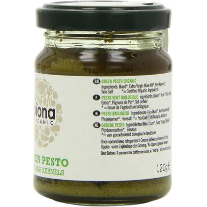 Organic Green Pesto 125g - Biona - Condiments & Sauces - Eco Natural Products