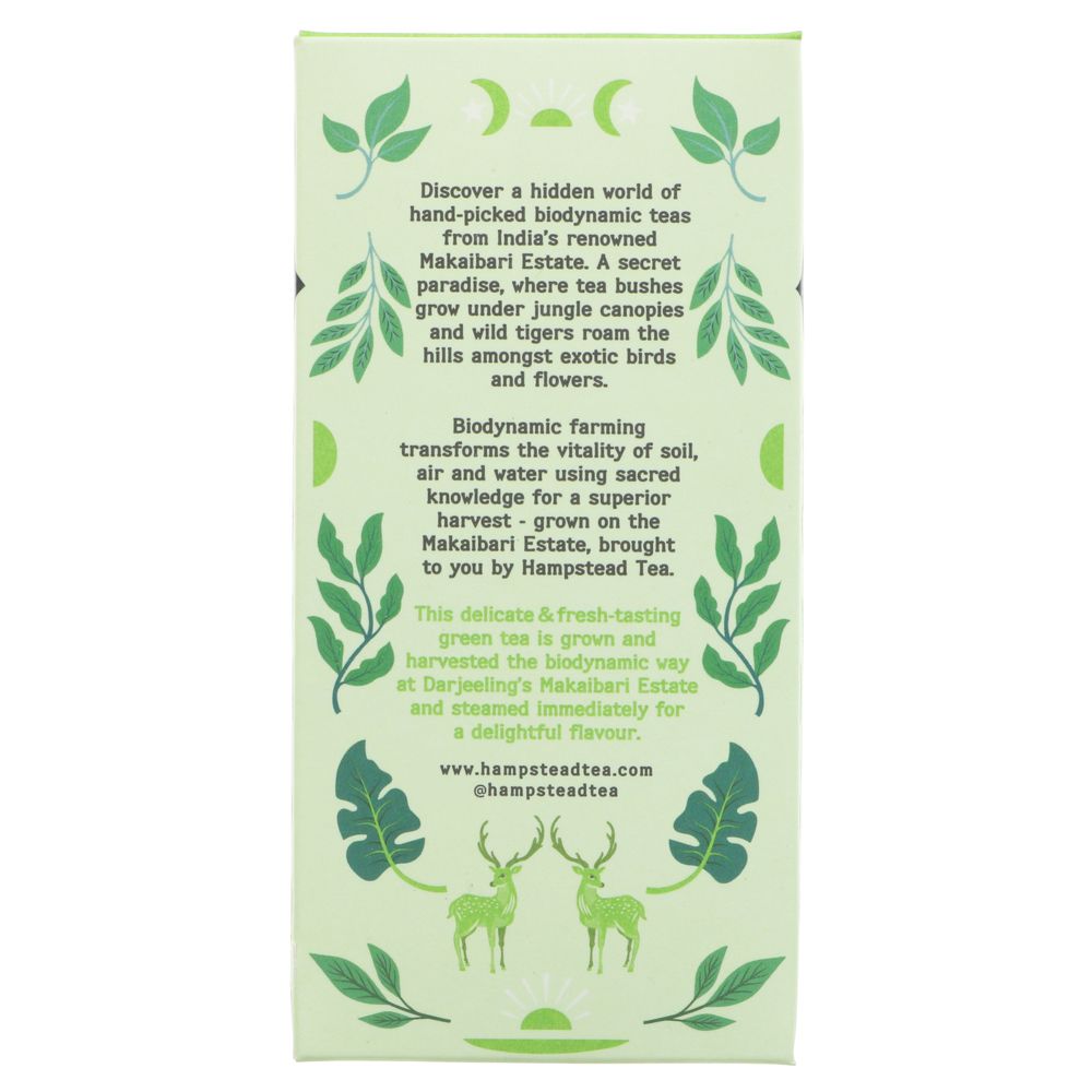 Organic Green Tea 20 bags - Hampstead Tea - Green tea - Eco Natural Products