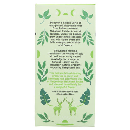Organic Green Tea 20 bags - Hampstead Tea - Green tea - Eco Natural Products