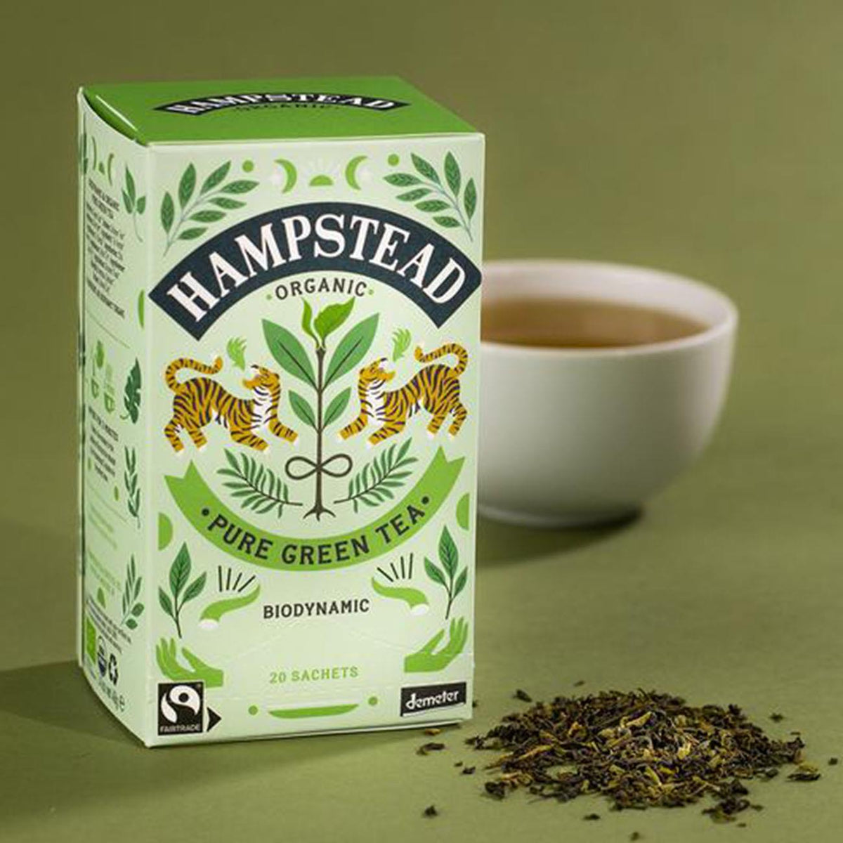 Organic Green Tea 20 Bags - Hampstead Tea - Green Tea - Hampstead Tea