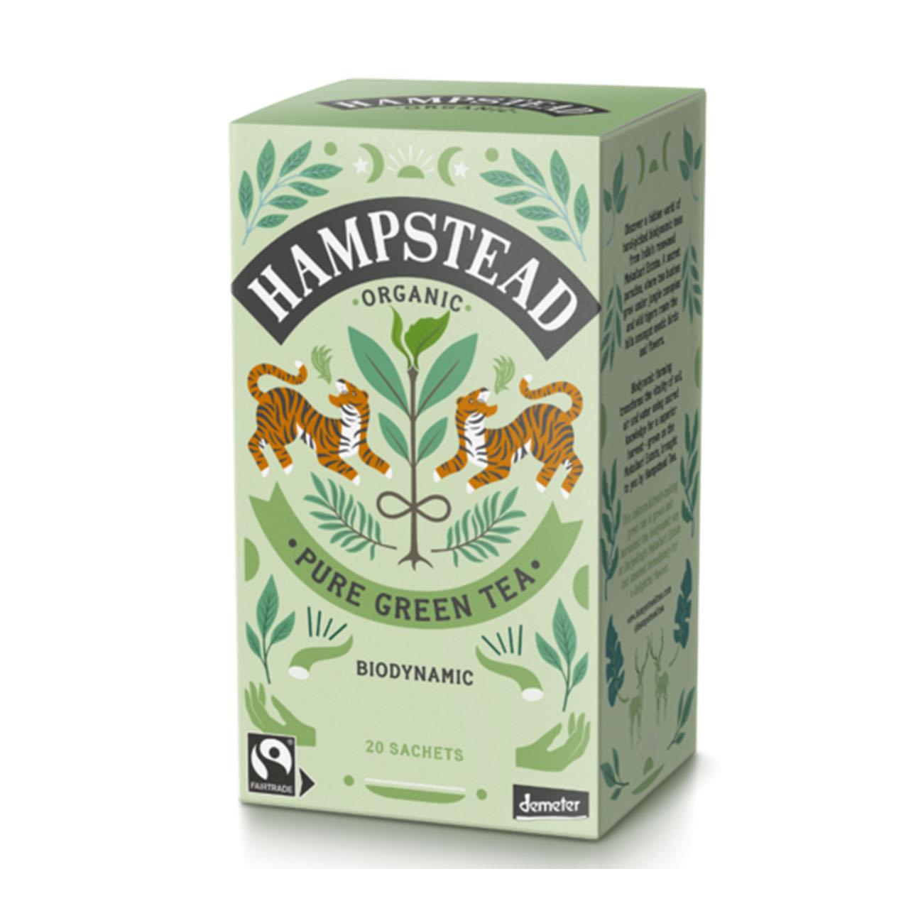 Organic Green Tea 20 Bags - Hampstead Tea - Green Tea - Hampstead Tea