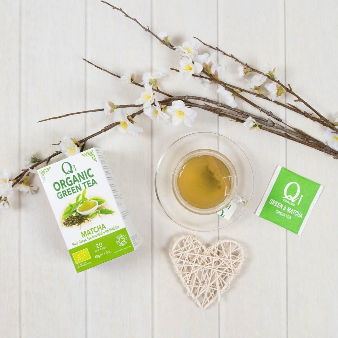 Organic Green Tea & Matcha 25 Bags - Qi - Green tea - Eco Natural Products
