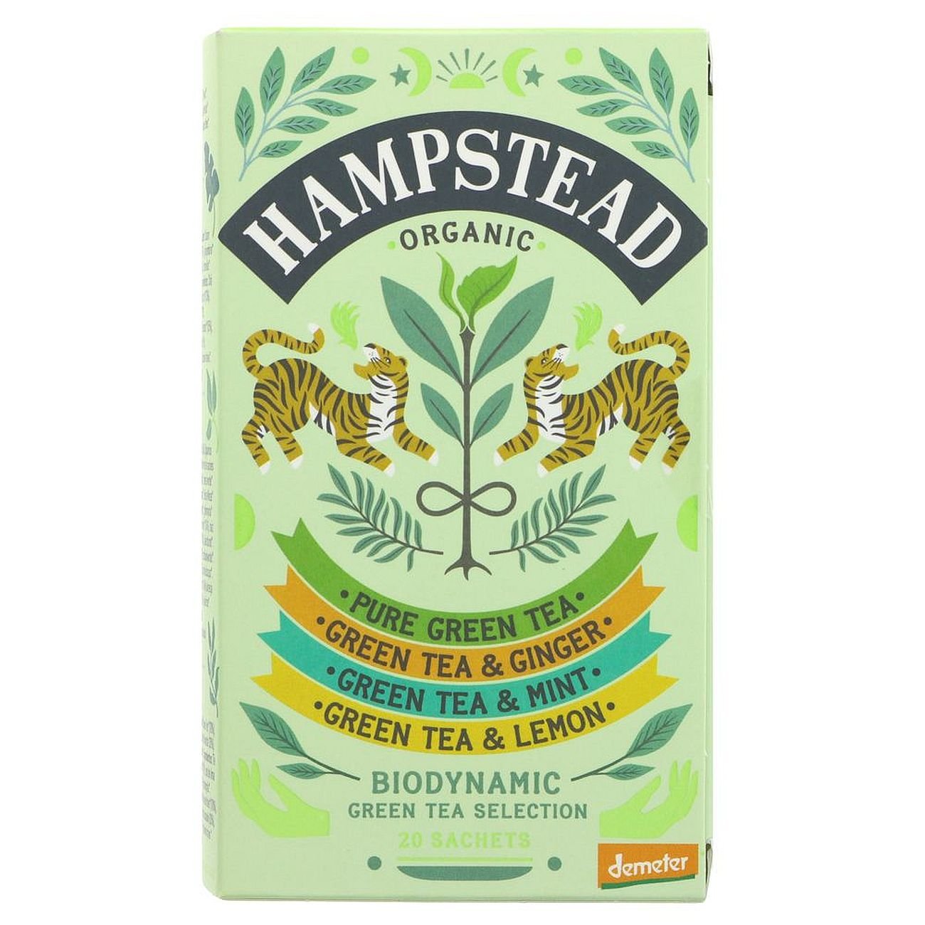 Organic Green Tea Selection 20 bags - Hampstead Tea - Green tea - Eco Natural Products