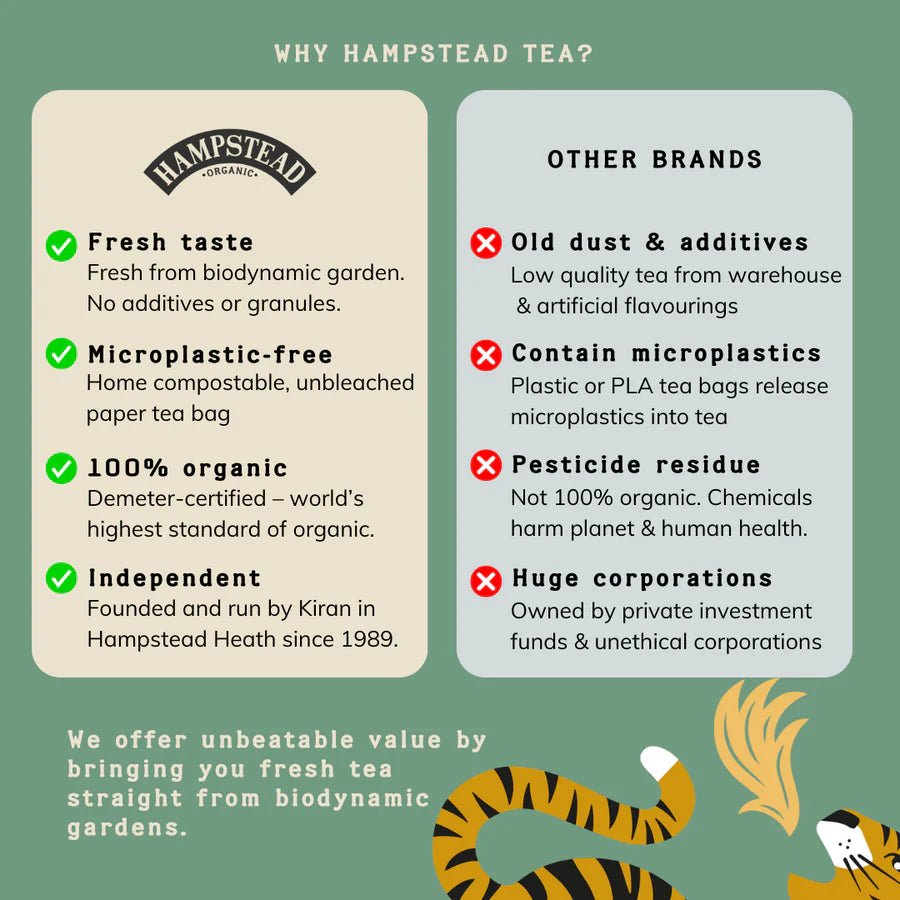 Organic Green Tea Selection 20 Bags - Hampstead Tea - Green Tea - Hampstead Tea