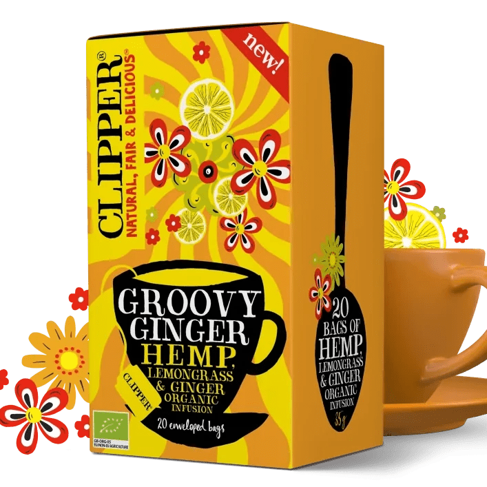 Organic Groovy Ginger Hemp Infusion 20 Bags - Clipper - Infusion - Eco Natural Products