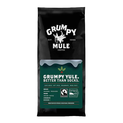 Organic Grumpy Yule Ground Coffee 227g - Grumpy Mule Coffee - Coffee - Eco Natural Products