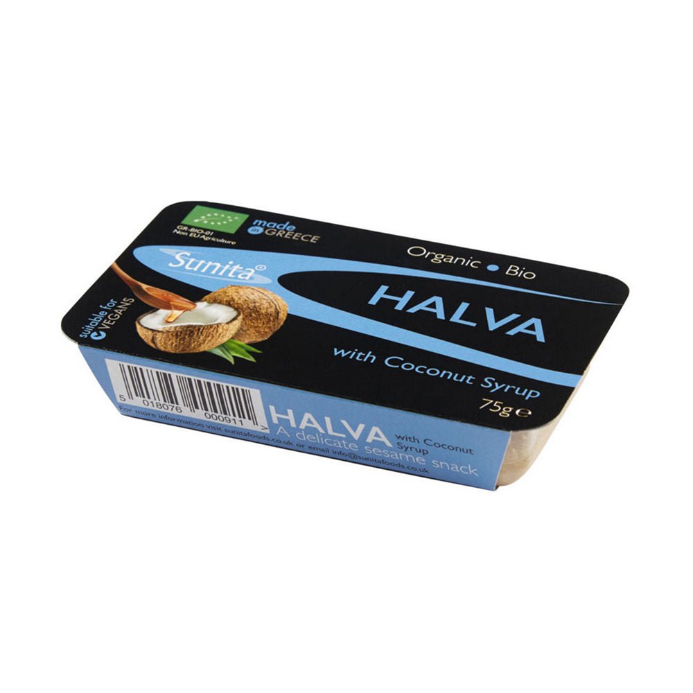 Organic Halva with Coconut Syrup 75g - Sunita - Confectionary - Eco Natural Products