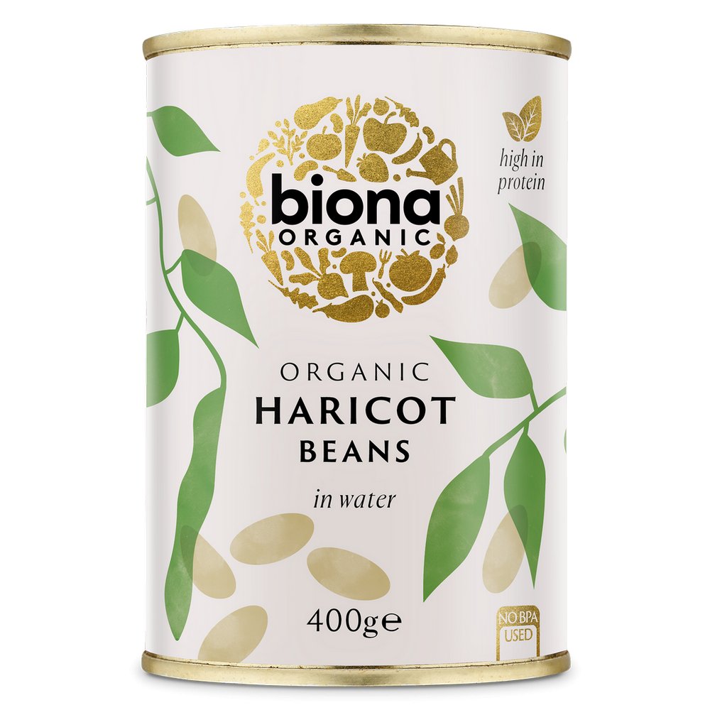 Organic Haricot Beans 400g - Biona - Preserved Vegetables - Eco Natural Products